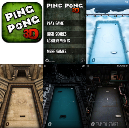 Product picture Ping Pong 3D 1.0.0 iPhone and iPod Touch