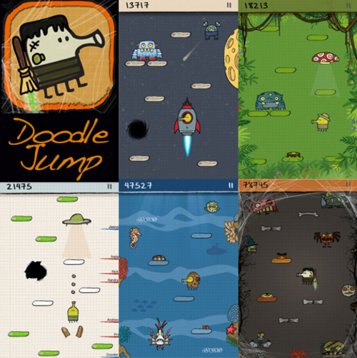 Product picture Doodle Jump for iPhone, iPad and iPod Touch -BE WARNED: Insanely Addictive!